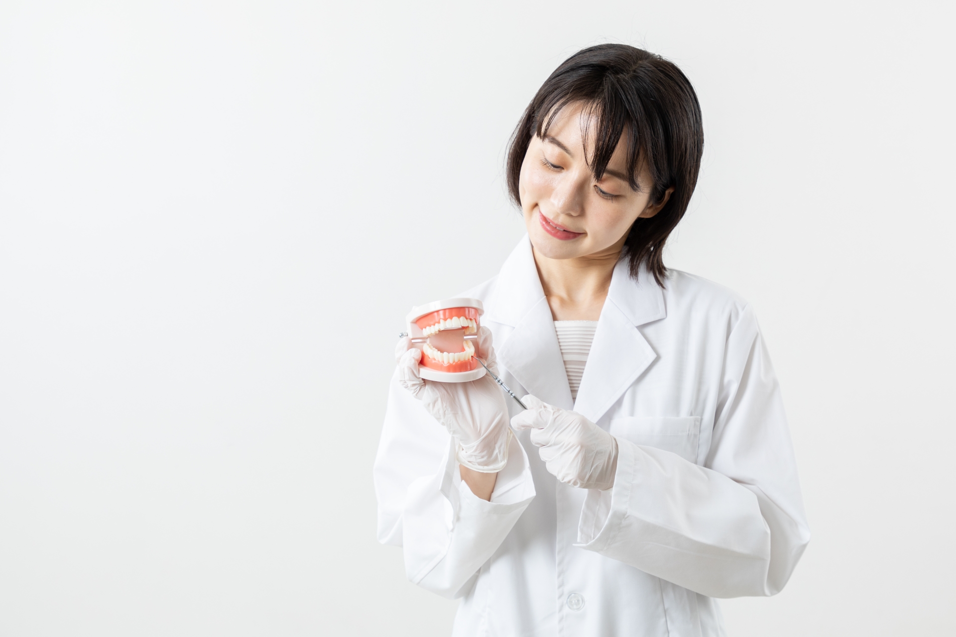 医師の歯石取り指導