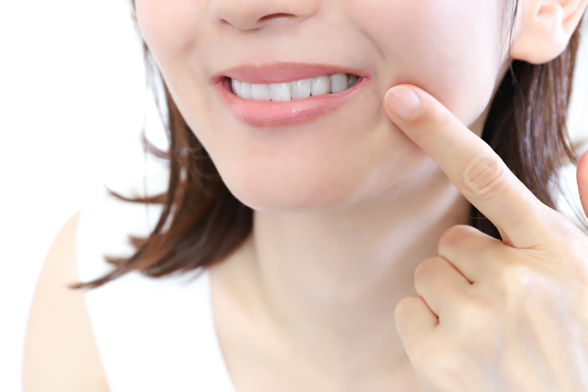 女性の歯　デンタルケアイメージ
